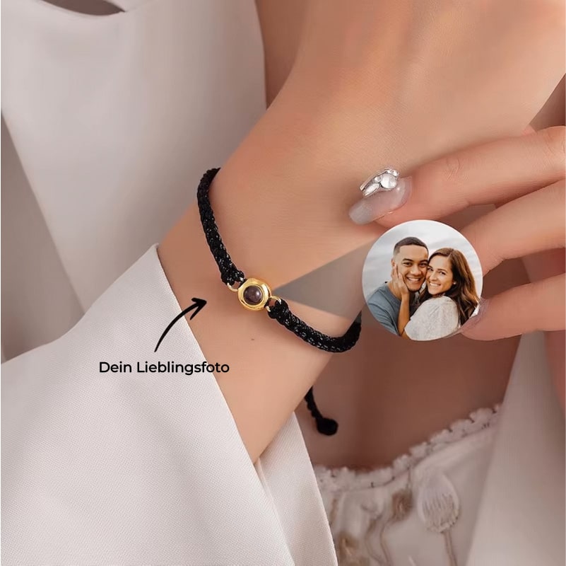 Personalisiertes Fotoarmband mit deinem eigenen Bild - Liebesketten