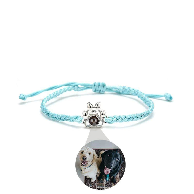 Personalisiertes Pfoten-Armband mit Foto deines Tieres