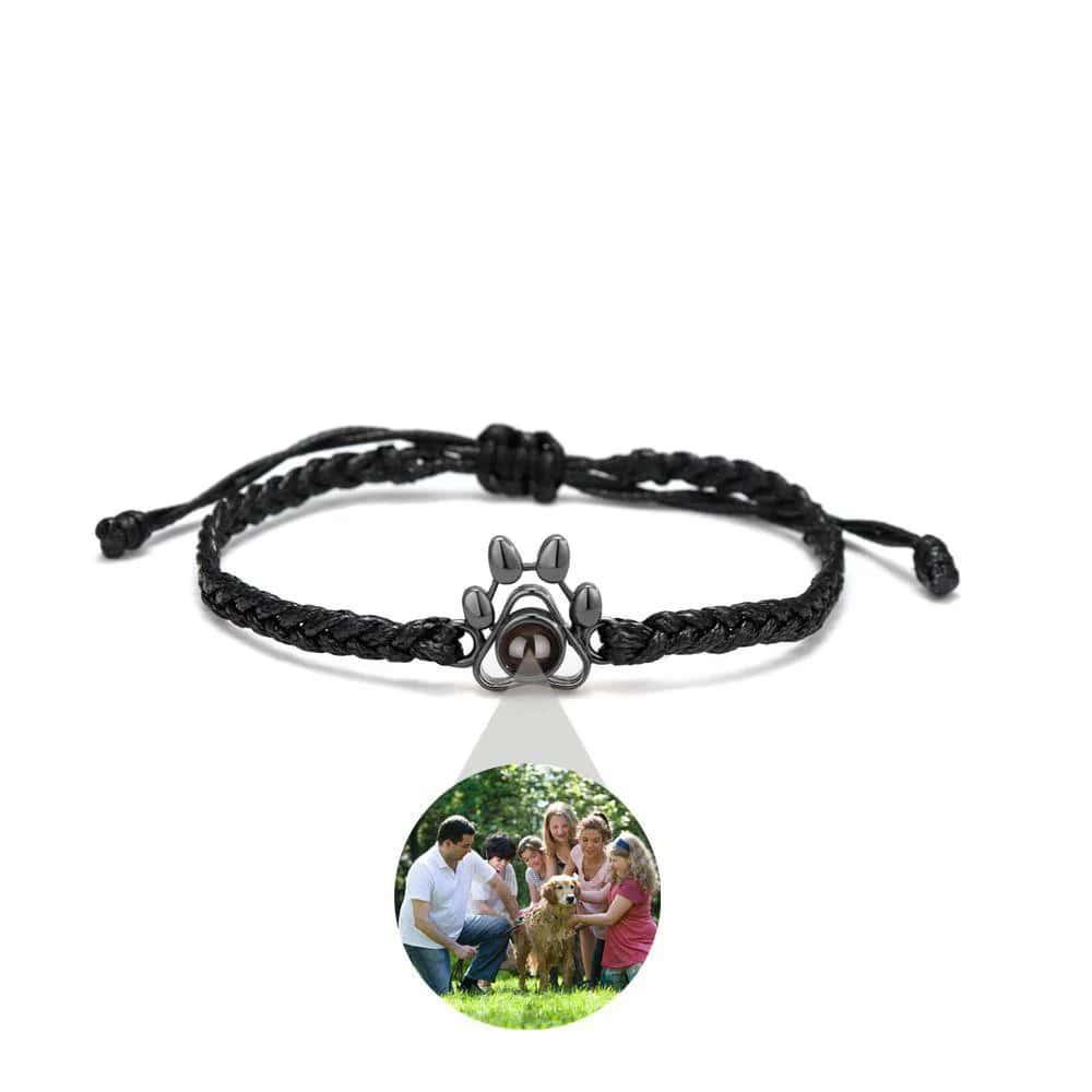 Personalisiertes Pfoten-Armband mit Foto deines Tieres - Liebesketten