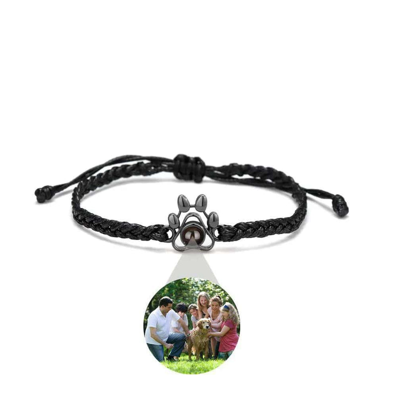 Personalisiertes Pfoten-Armband mit Foto deines Tieres