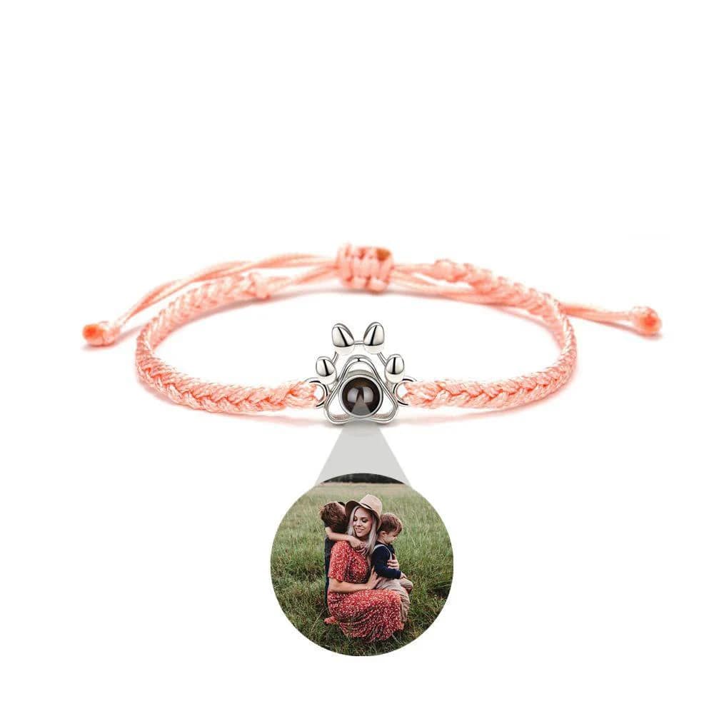 Personalisiertes Pfoten-Armband mit Foto deines Tieres - Liebesketten