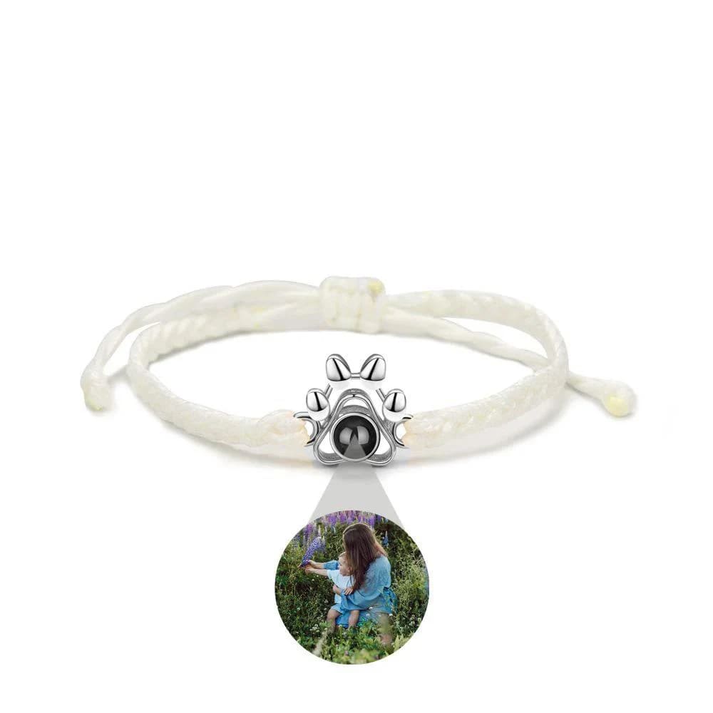 Personalisiertes Pfoten-Armband mit Foto deines Tieres - Liebesketten