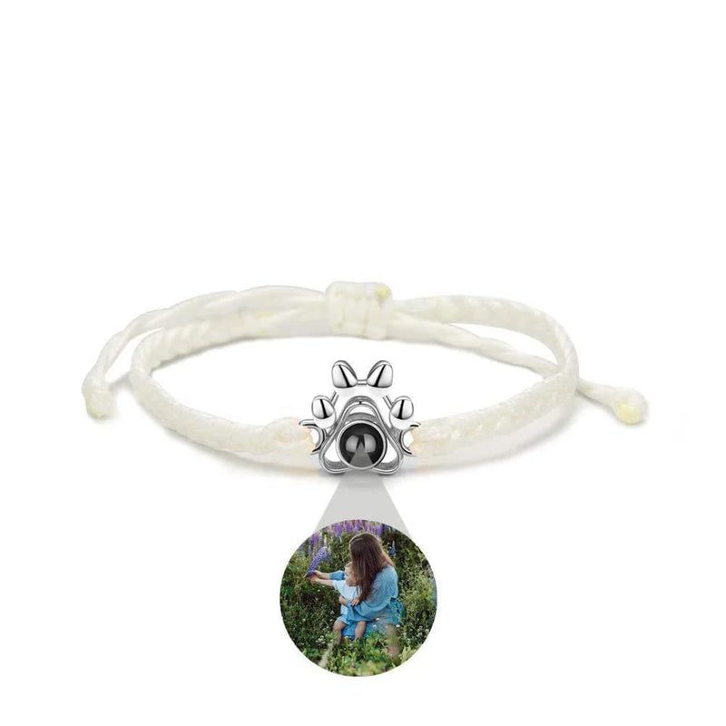 Personalisiertes Pfoten-Armband mit Foto deines Tieres