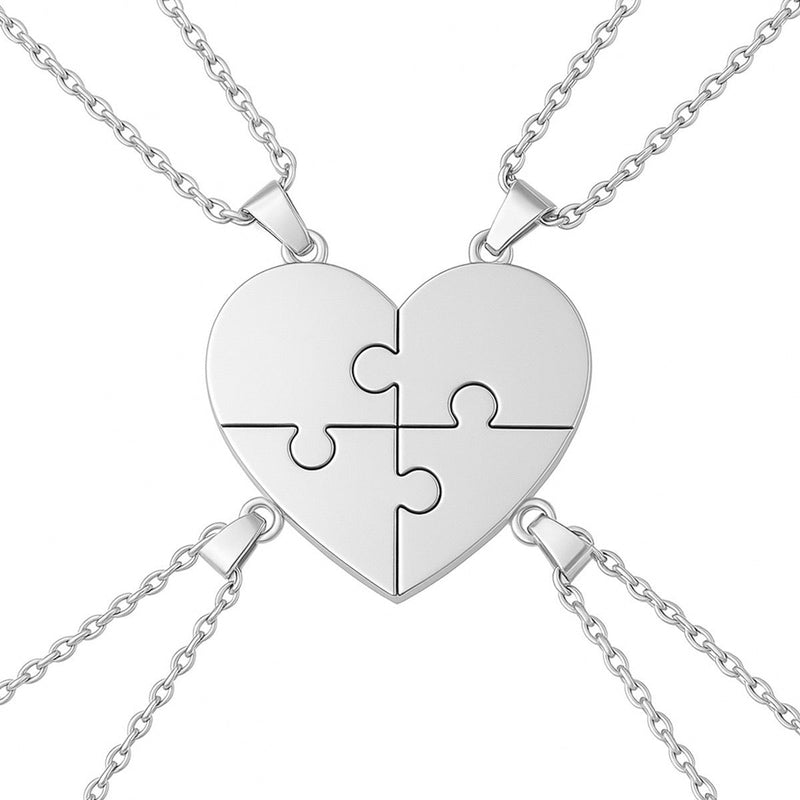 Puzzle-Halskette mit bis zu acht Namensteilen