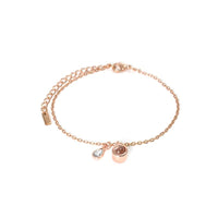 Schiebe-Armband mit Geburtsstein und feiner Gravur