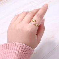 Schmaler Ring mit Gravur Glaube an dich selbst