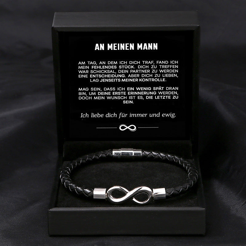 Unendlichkeits-Armband Für Immer an meinen Mann - Liebesketten