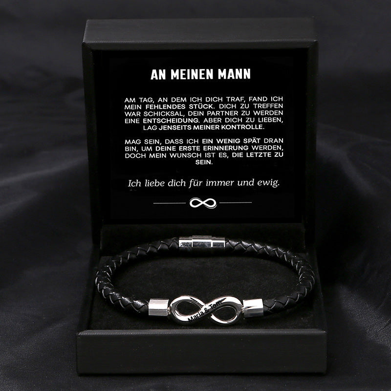 Unendlichkeits-Armband Für Immer an meinen Mann